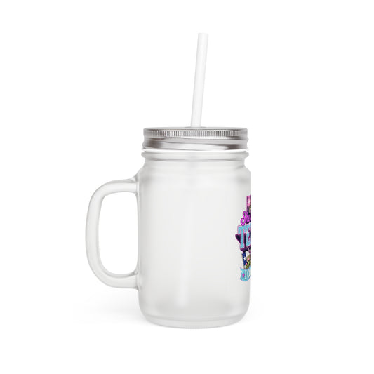 Mason Jar - "She’s From Texas I Can Tell" Mason Jar Tumbler with Straw