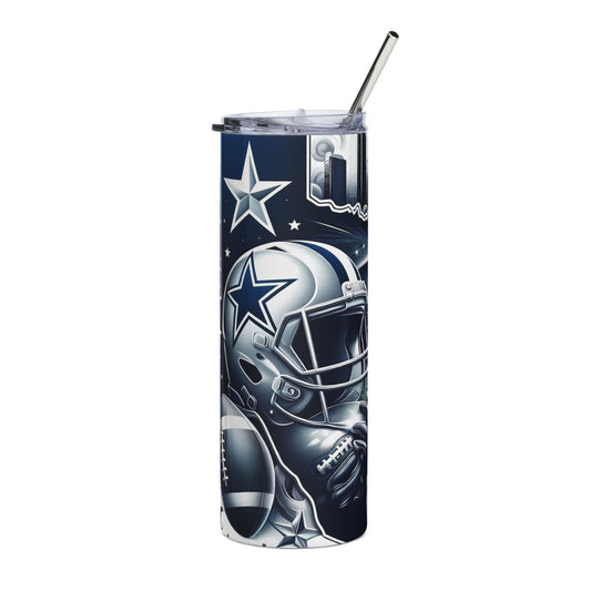 Dallas Cowboys 20oz Stainless Steel Tumbler — NFL Football Travel Cup