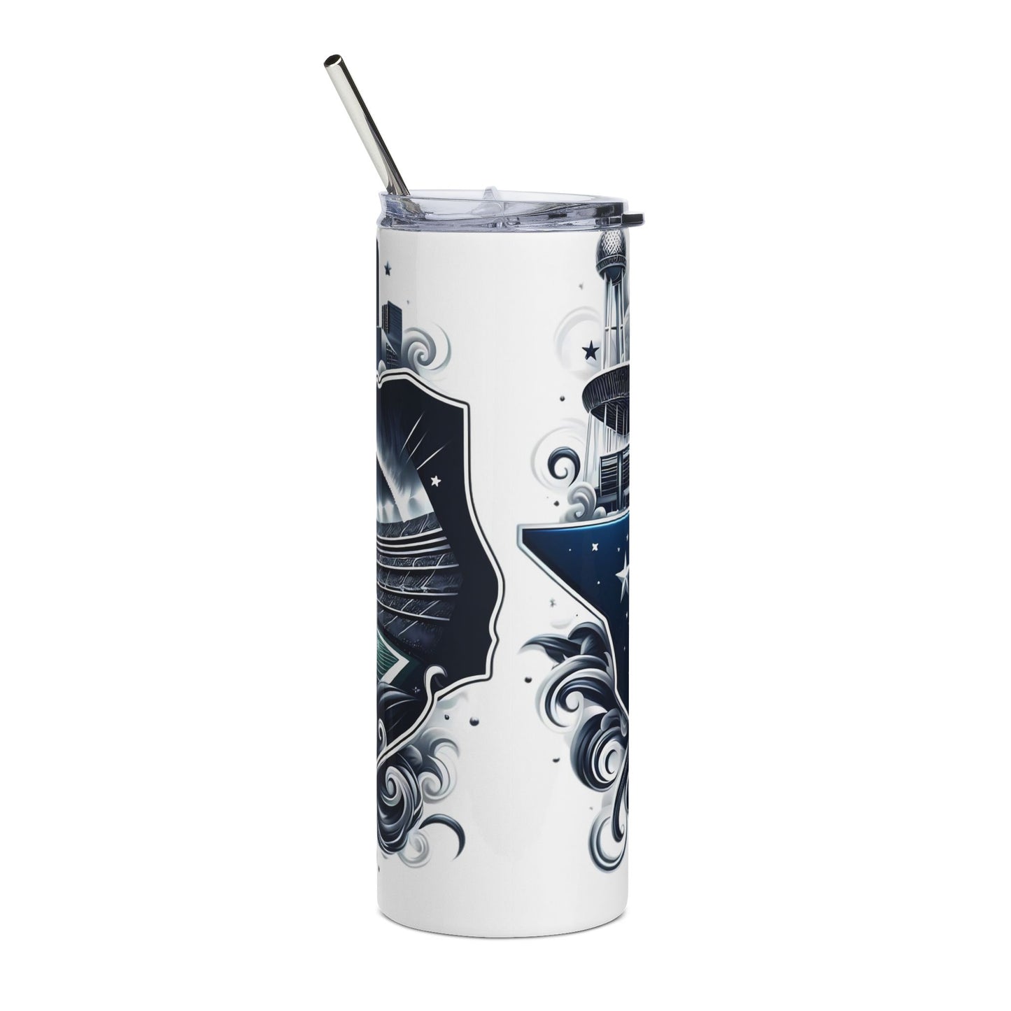 Dallas Cowboys 20oz Stainless Steel Tumbler — NFL Football Travel Cup