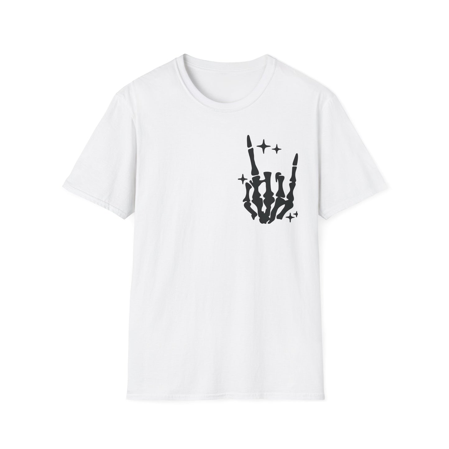 Skeleton Hand T-Shirt — Sparkling Rock On Graphic Tee