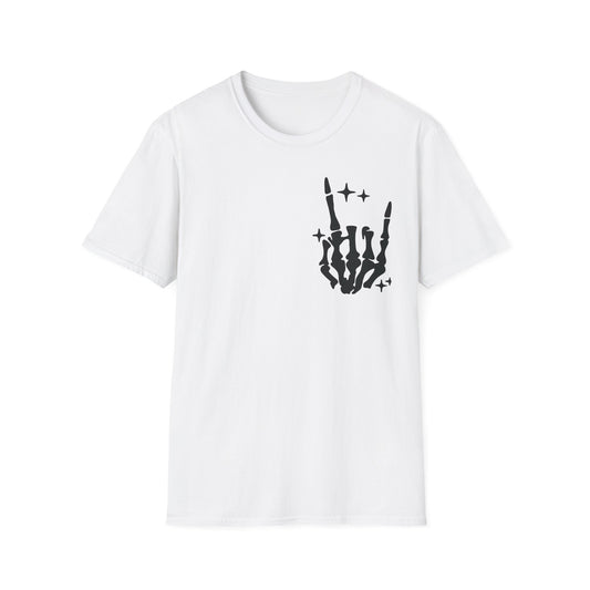 Skeleton Hand T-Shirt — Sparkling Rock On Graphic Tee