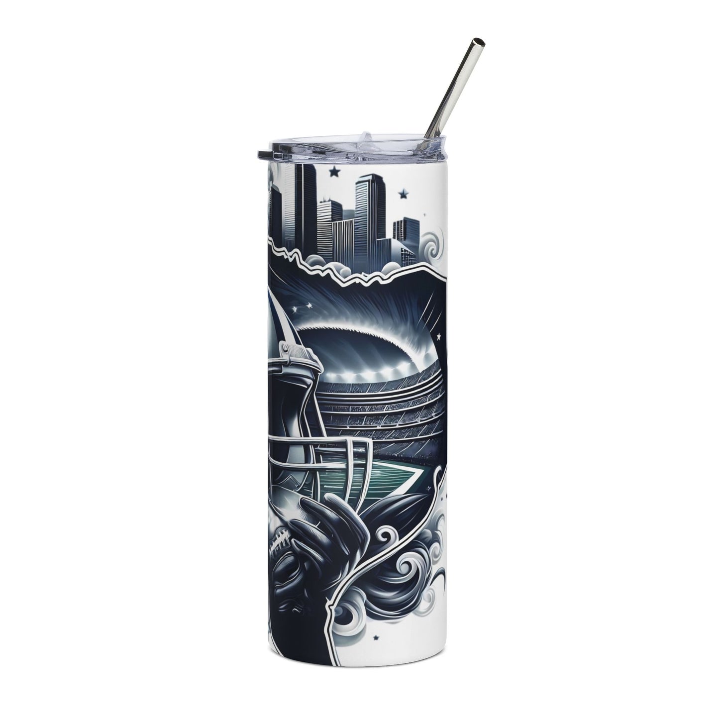 Dallas Cowboys 20oz Stainless Steel Tumbler — NFL Football Travel Cup