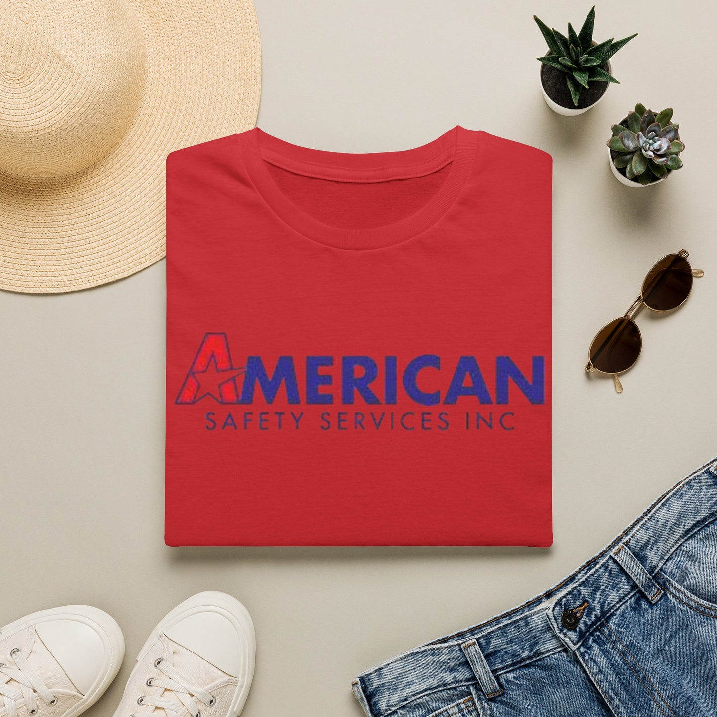American Safety Services T‑Shirt — Logo Tee for Employees & Fans